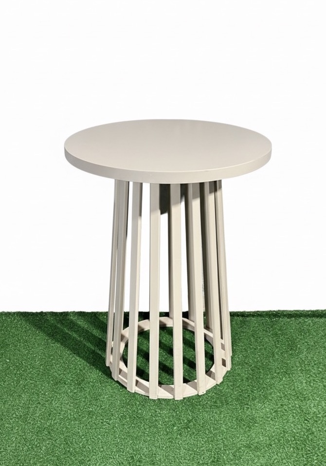 Mesa Bege Ripada - G - daydecorafestas