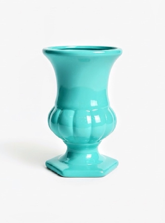 Vaso Tiffany - Cerâmica - P - daydecorafestas
