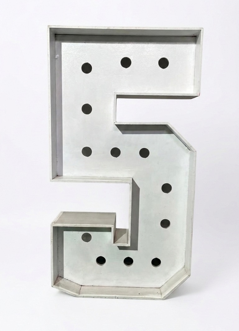 Numero Mdf - 5 - daydecorafestas