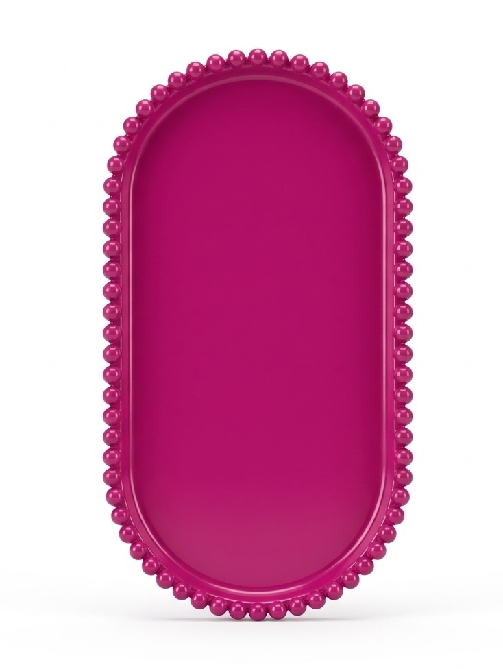 Bandeja Pink Oval - daydecorafestas