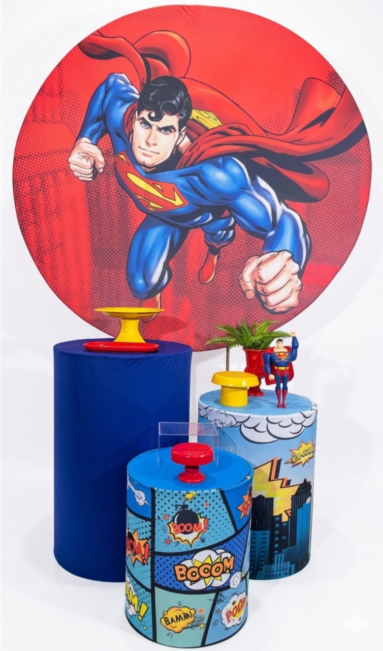 Kit - Super Homem - daydecorafestas