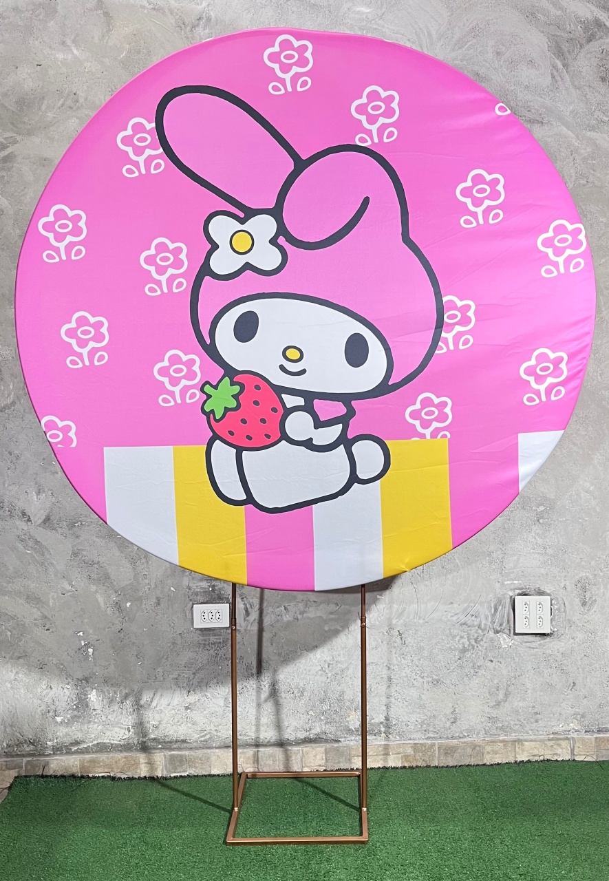 Painel Redondo 1,50 - My Melody - daydecorafestas