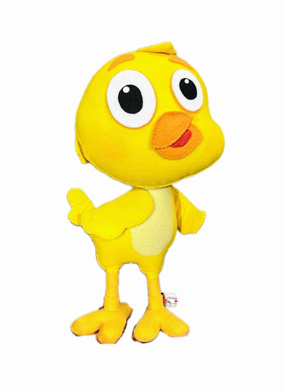 Galinha Pintadinha - Pintinho Amarelinho - Feltro - daydecorafestas