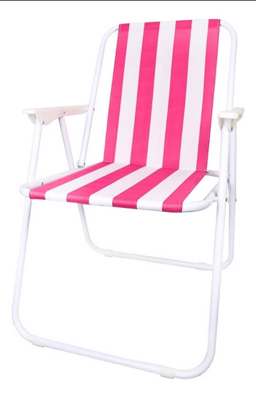 Cadeira de Praia - Rosa - daydecorafestas