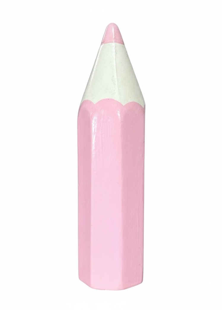Lápis Cerâmica Rosa Candy - daydecorafestas