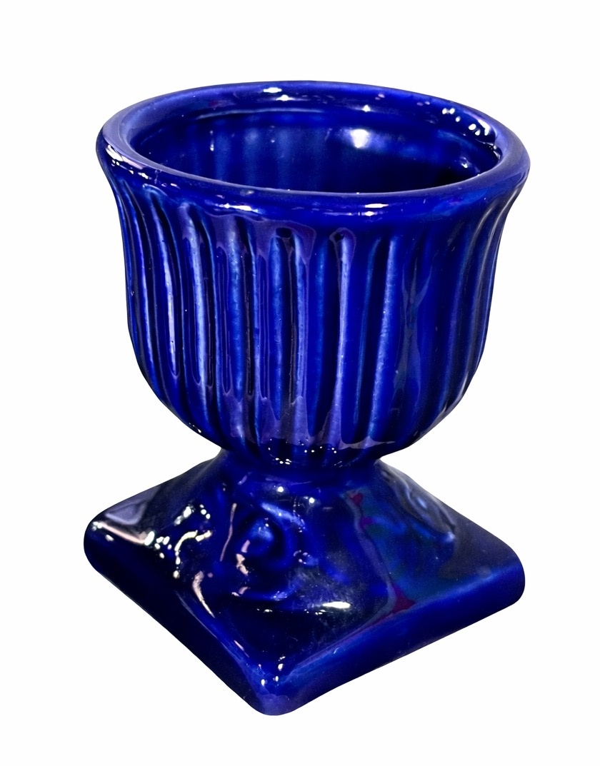 Vaso Azul Escuro - Cerâmica - Pp - daydecorafestas