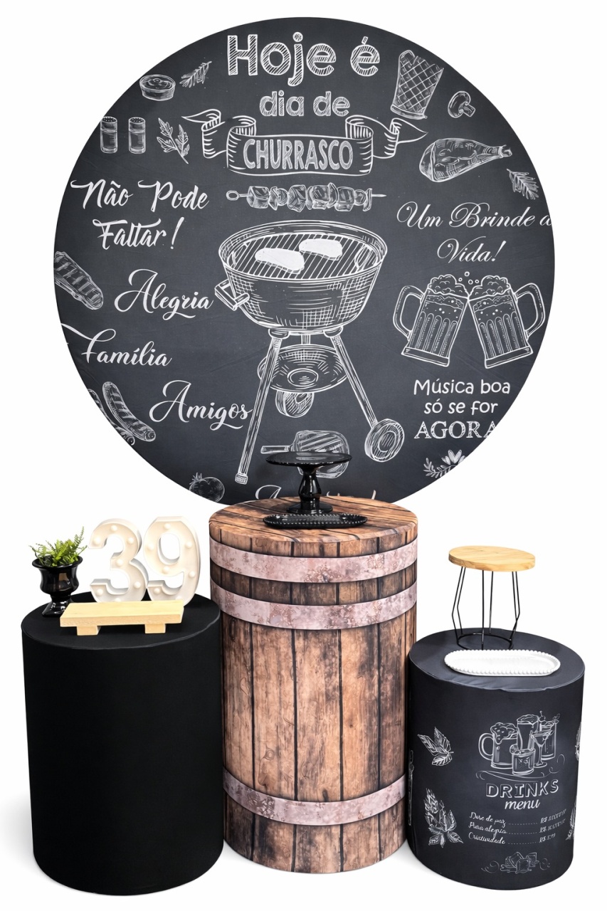 Kit - Churrasco - daydecorafestas