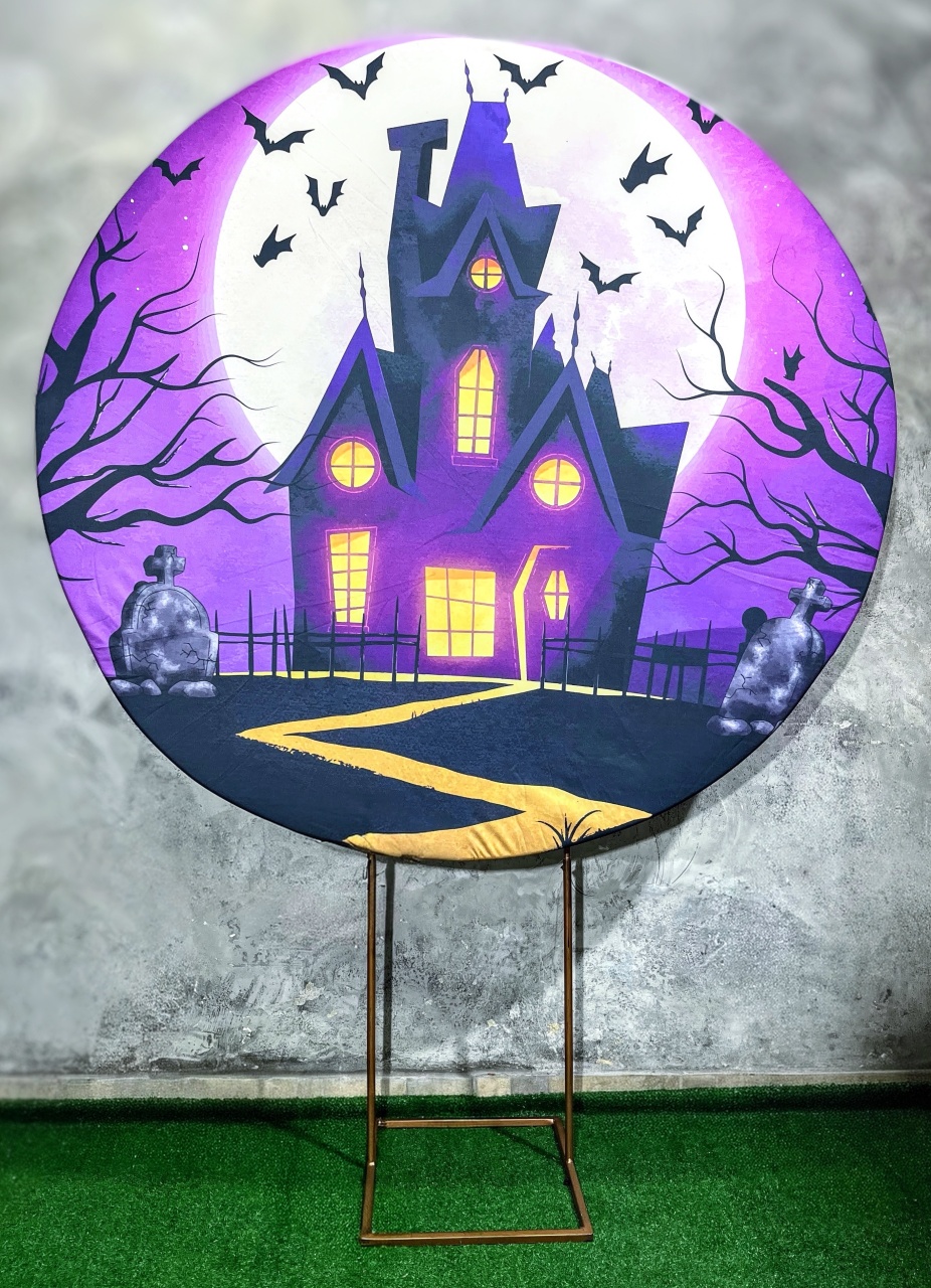 Painel Redondo 1,50 - Halloween - daydecorafestas