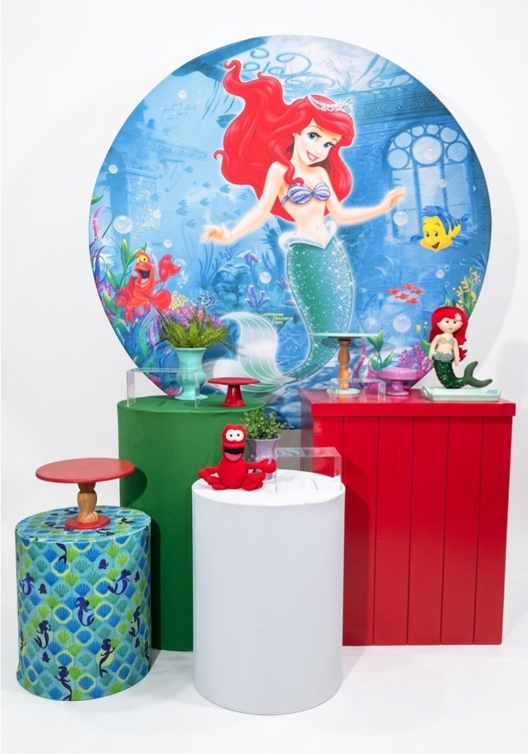 Kit - A Pequena Sereia - Ariel 2 - daydecorafestas
