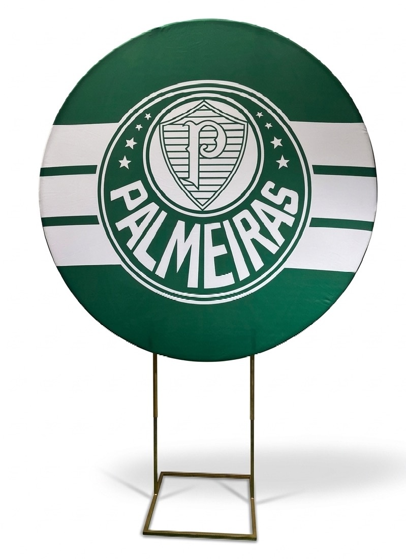 Painel Redondo 1,50 - Palmeiras  - daydecorafestas