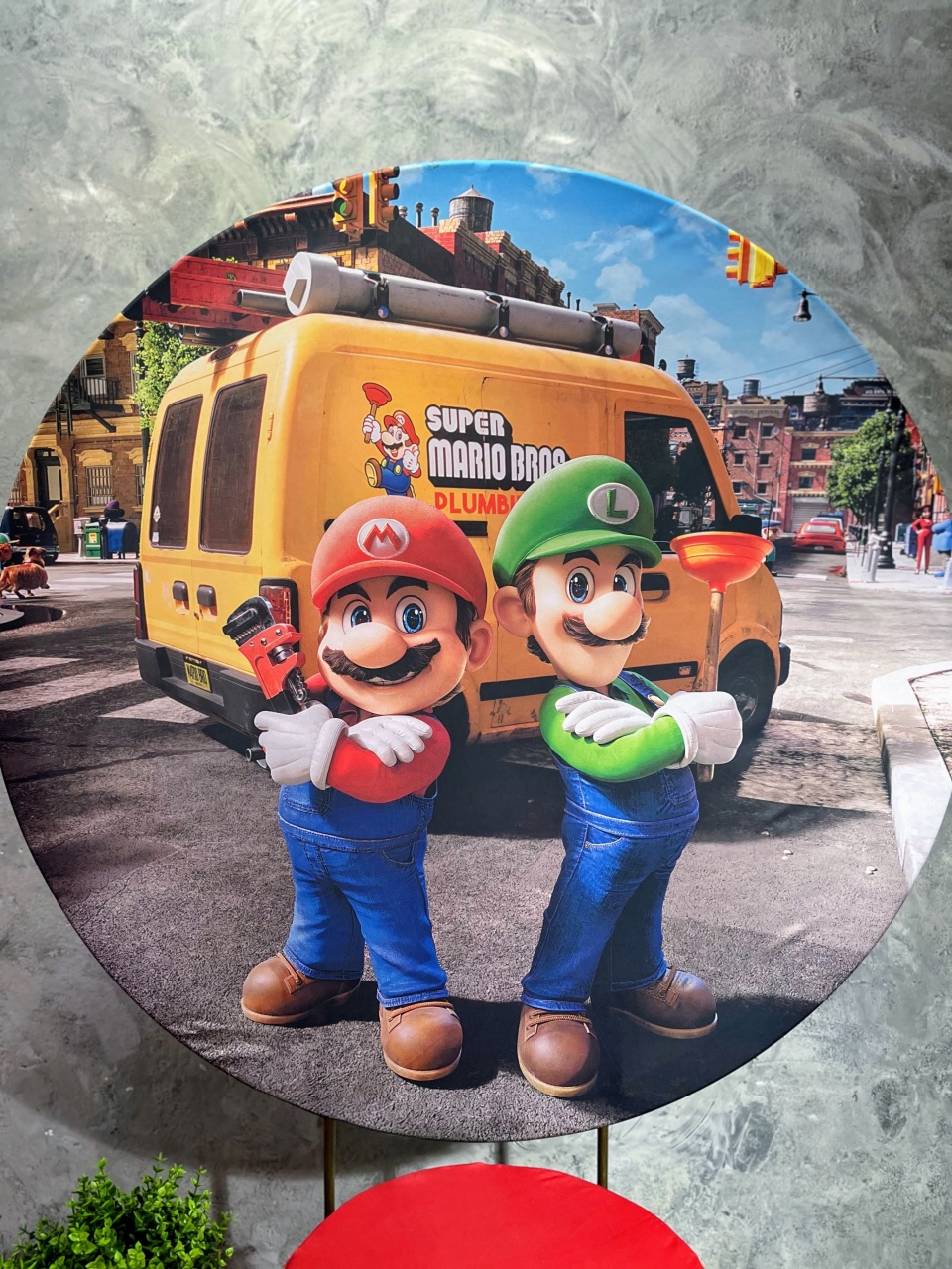 Painel Redondo 1,50 - Mario Bros - daydecorafestas