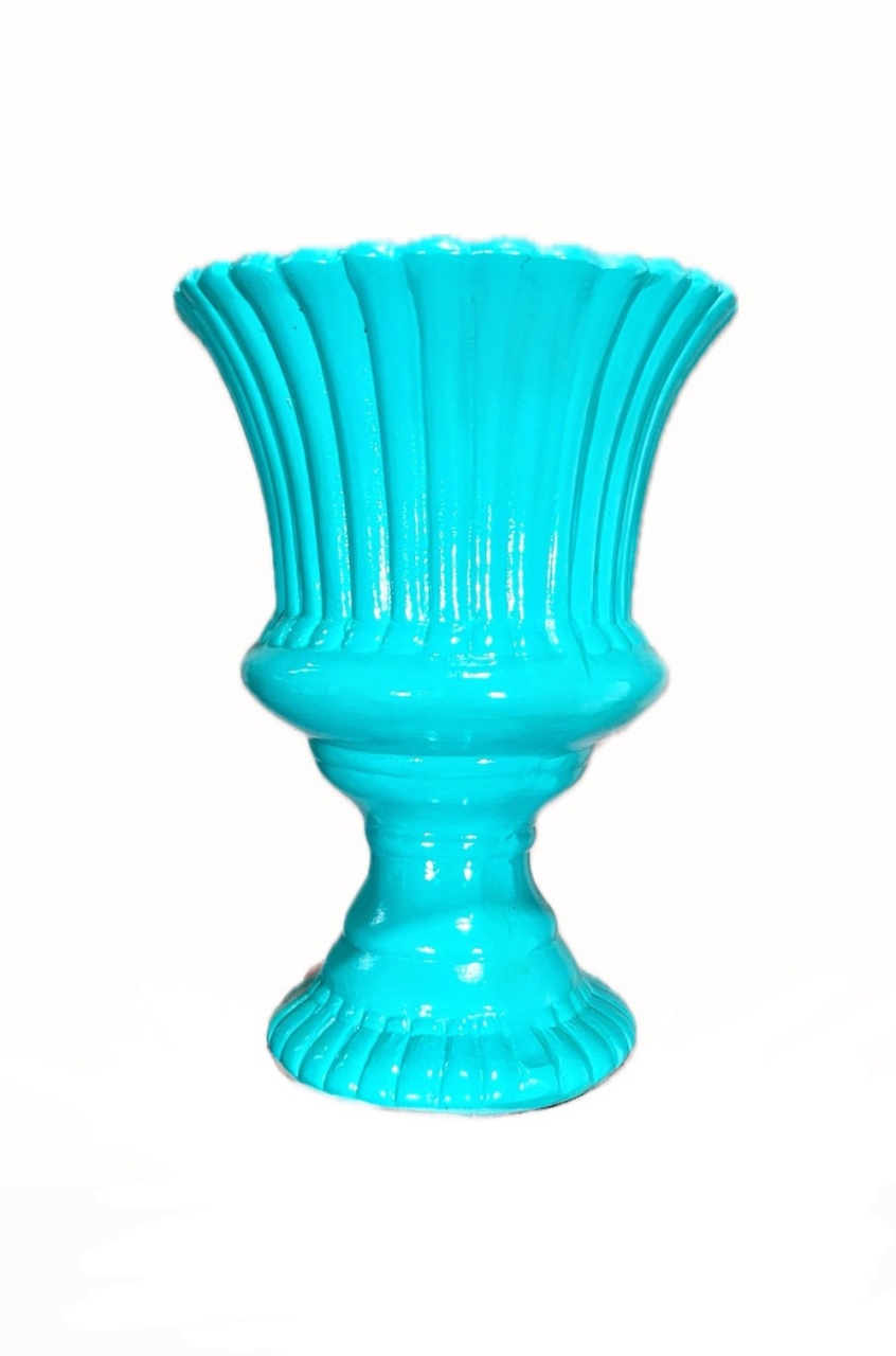 Vaso Tiffany - Cerâmica - P - daydecorafestas