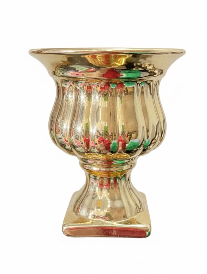 Vaso Dourado Metalizado - daydecorafestas