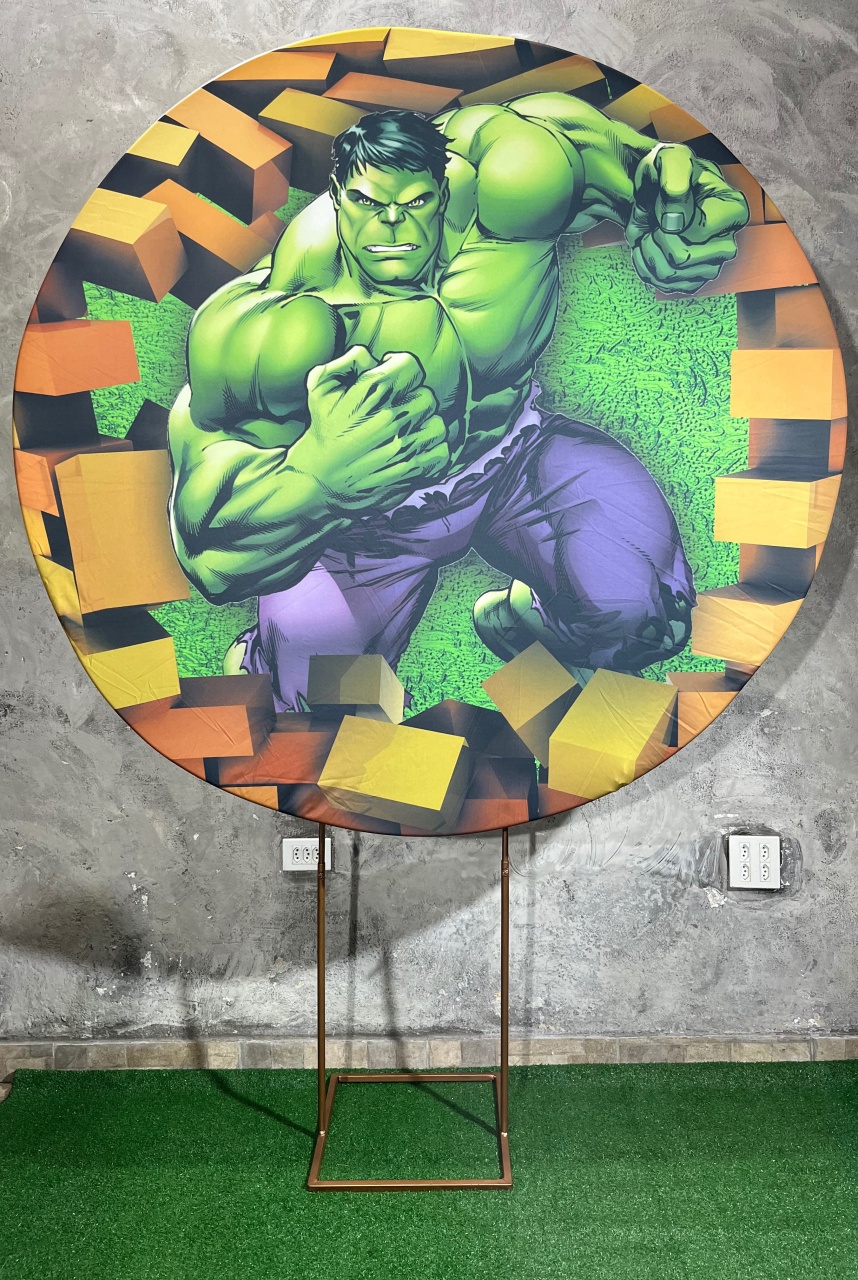 Painel Redondo 1,50 - Hulk - daydecorafestas