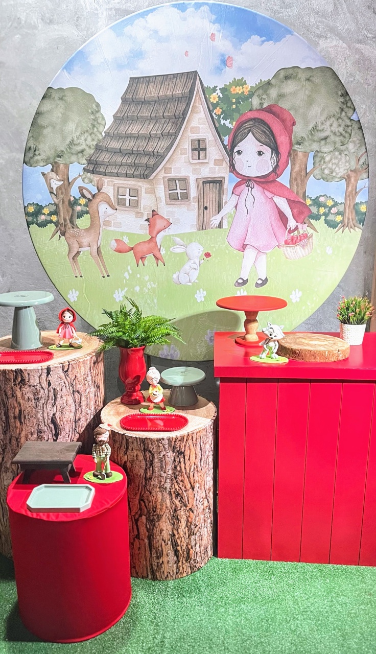 Kit - Chapeuzinho Vermelho  - Turma - daydecorafestas
