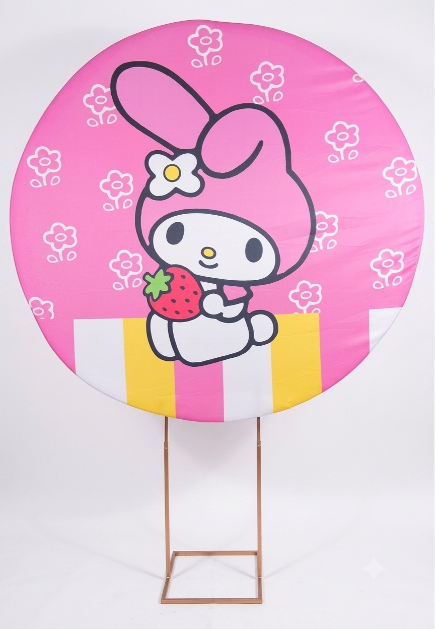 Painel Redondo 1,50 - My Melody - daydecorafestas