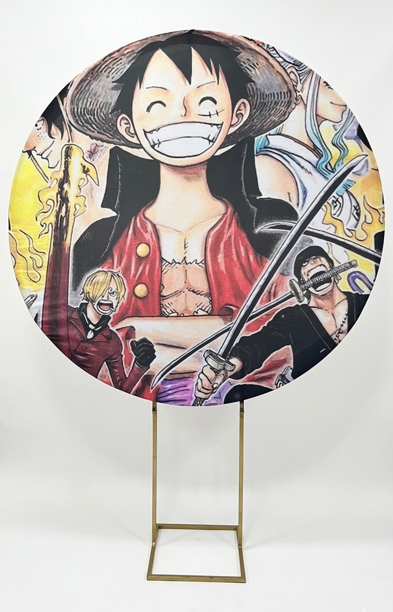 Painel Redondo 1,50 - One Piece - daydecorafestas