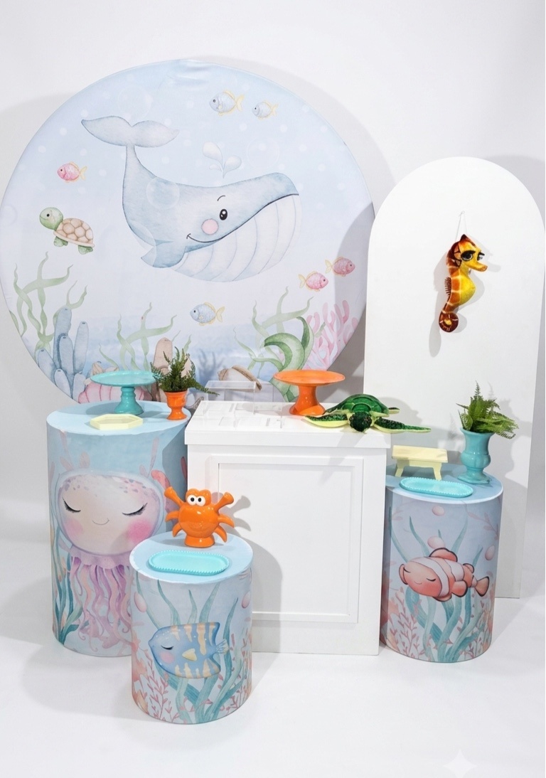 Kit - Fundo Do Mar 3 - daydecorafestas