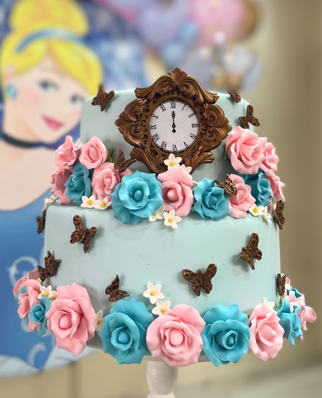 Bolo Fake - Cinderela - daydecorafestas