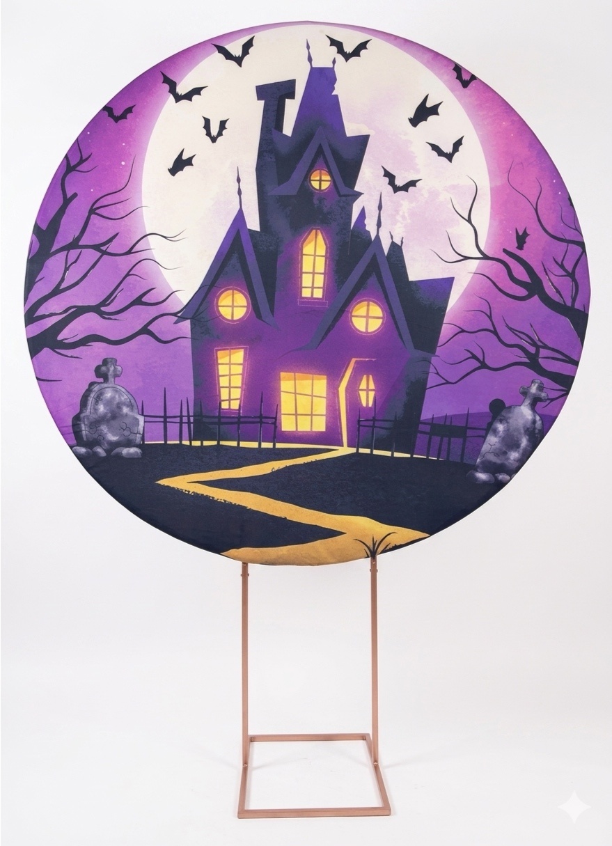 Painel Redondo 1,50 - Halloween - daydecorafestas