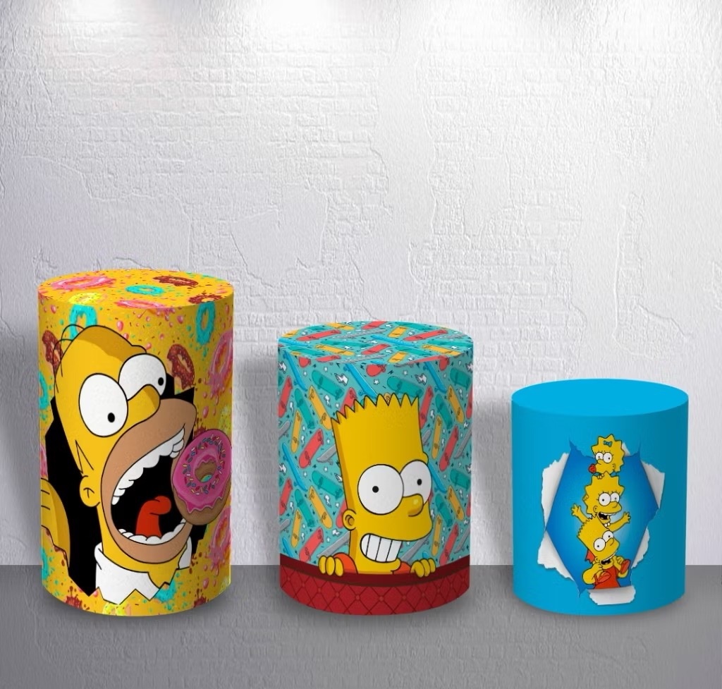 Trio de Capas - Simpsons  - daydecorafestas