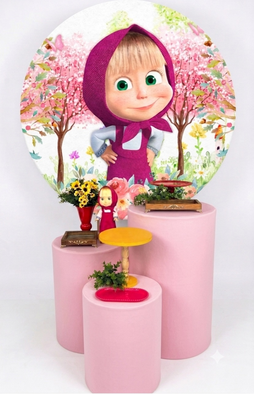 Kit - Masha E O Urso - daydecorafestas