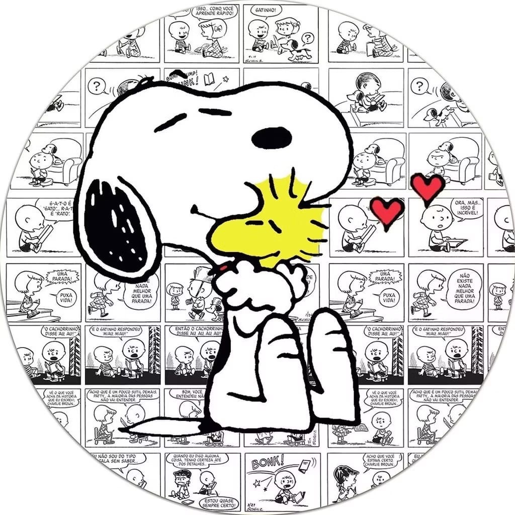 Painel Redondo 1,50 - Snoopy - daydecorafestas