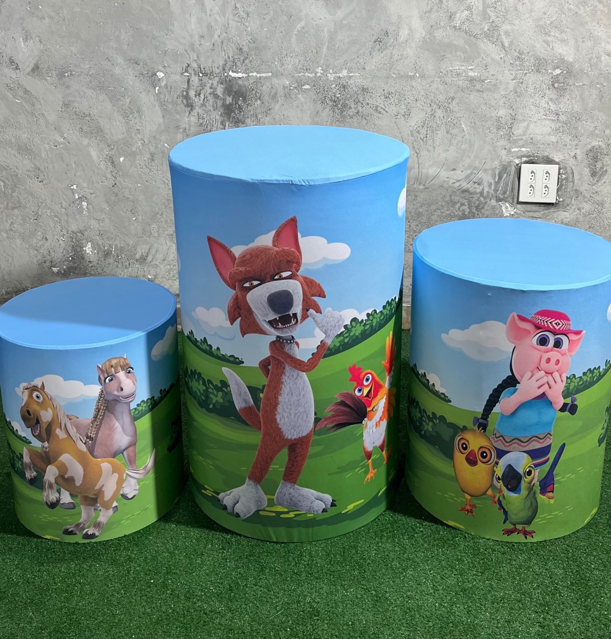 Trio de Capas - Fazenda Zenon - daydecorafestas