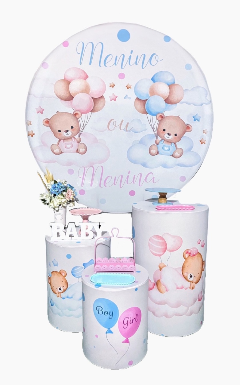Kit - Chá Revelação 1 - daydecorafestas