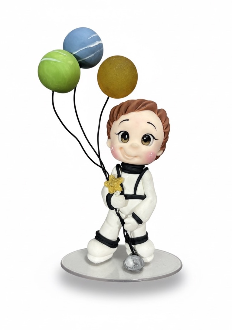 Astronauta - Biscuit - Topo de Bolo - daydecorafestas