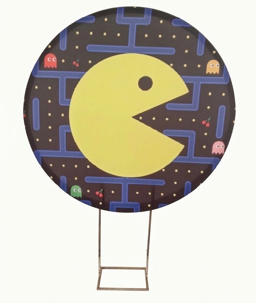 Painel Redondo 1,50 - Pac Man - daydecorafestas