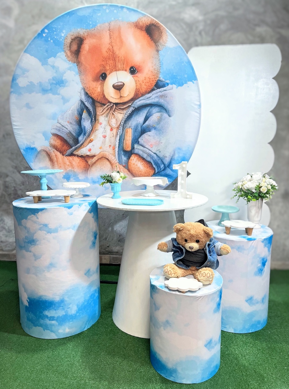 Kit - Urso Jeans 3 - daydecorafestas