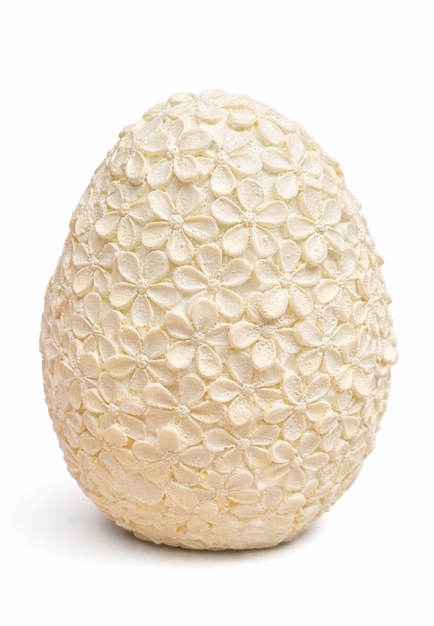 Ovo Em Resina - Creme - daydecorafestas