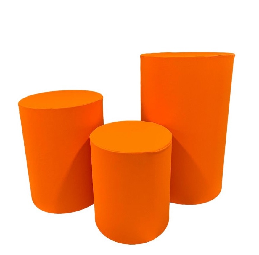 Trio Capas - Laranja - daydecorafestas