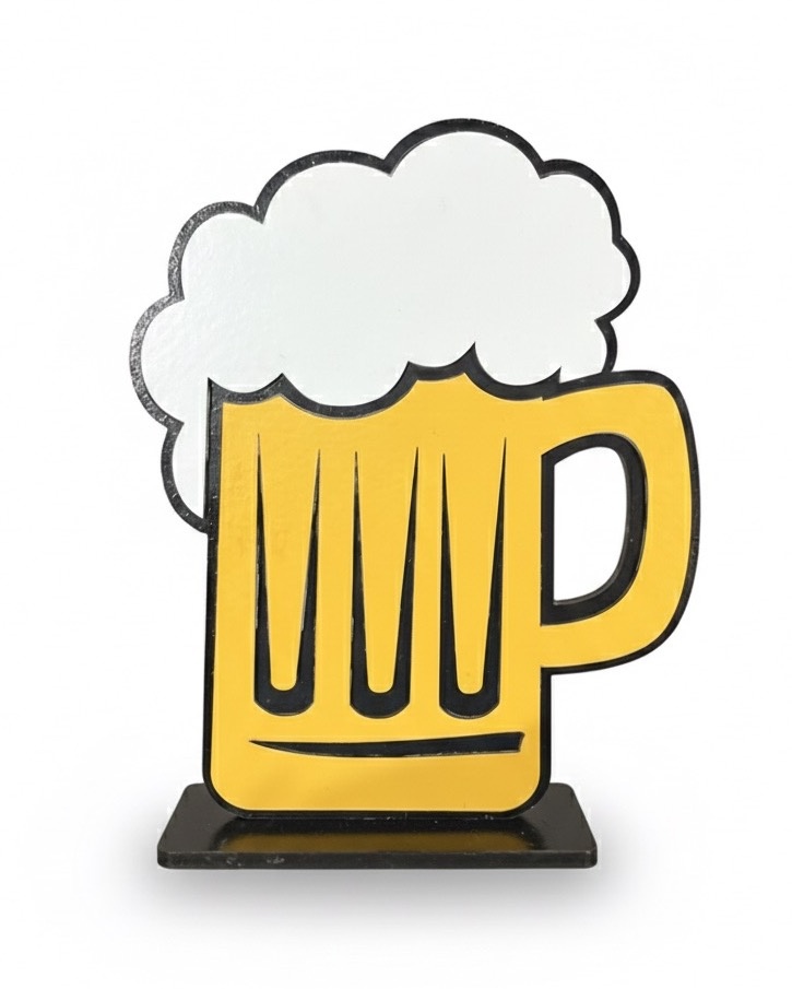 Caneca Chopp Mdf  - daydecorafestas