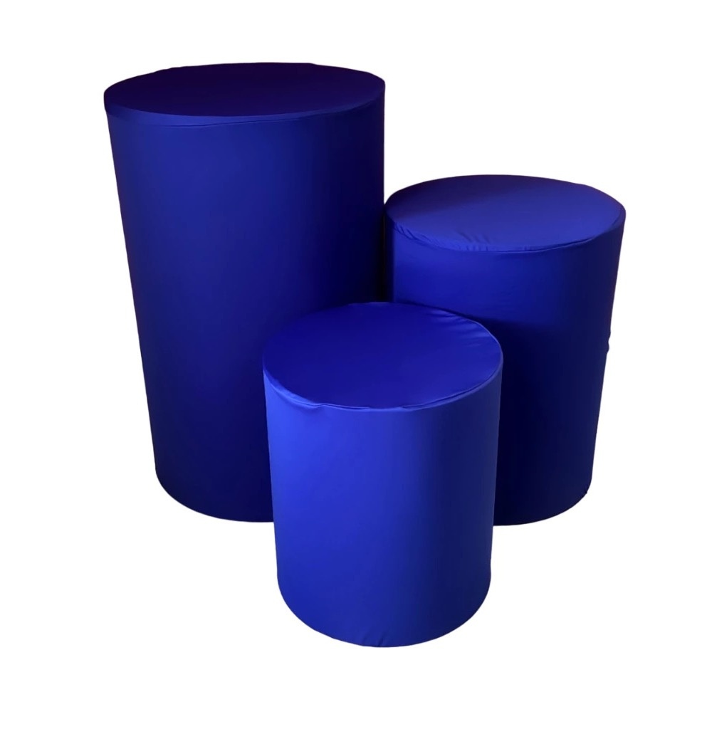 Trio Capas - Azul Escura - daydecorafestas