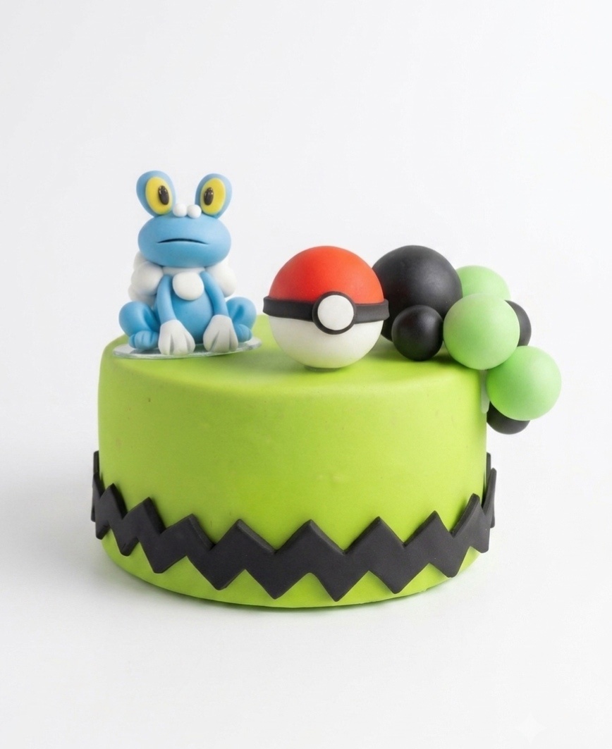 Bolo Fake Biscuit - Pokémon - daydecorafestas