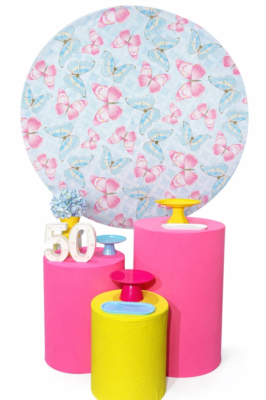 Kit - 50 Anos - Borboletas  - daydecorafestas