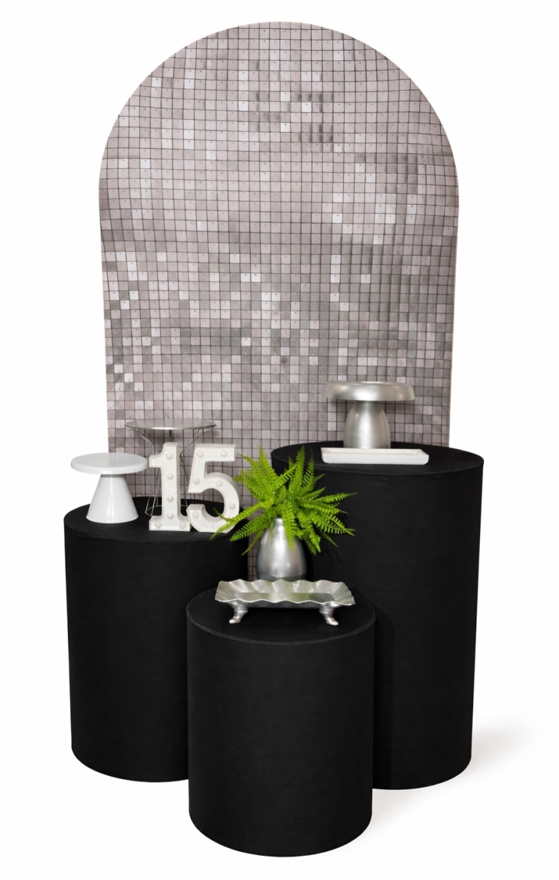 Kit - Prata E Preto 2 - daydecorafestas