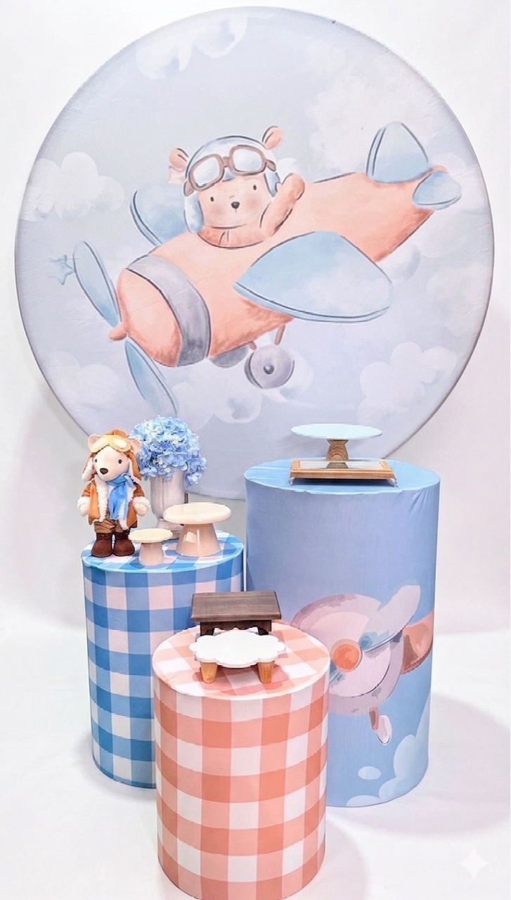 Kit - Urso Aviador - daydecorafestas