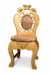 Cadeira Mdf - Dourada - imagem 2