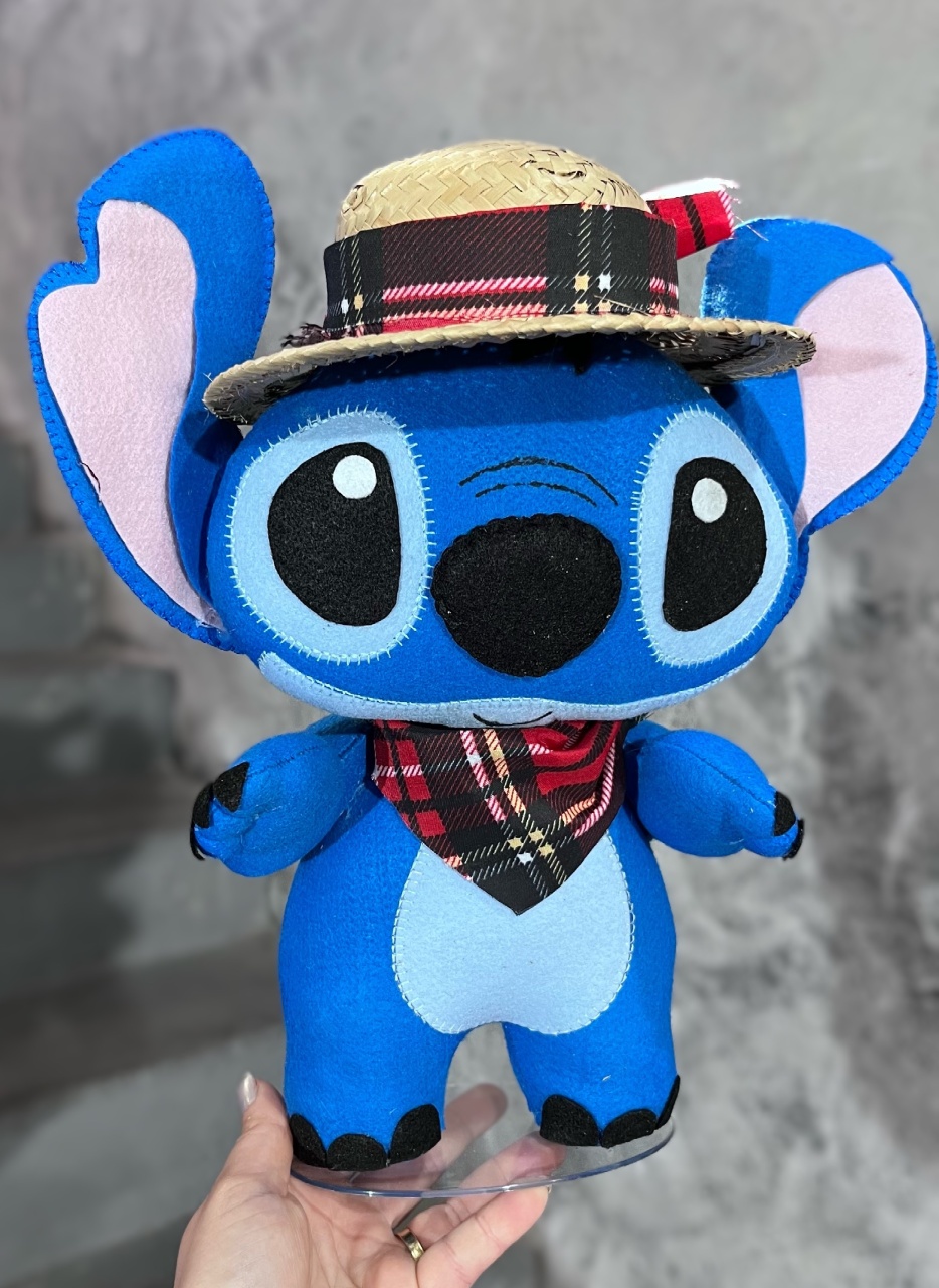 Stitch - Feltro - Junino - daydecorafestas