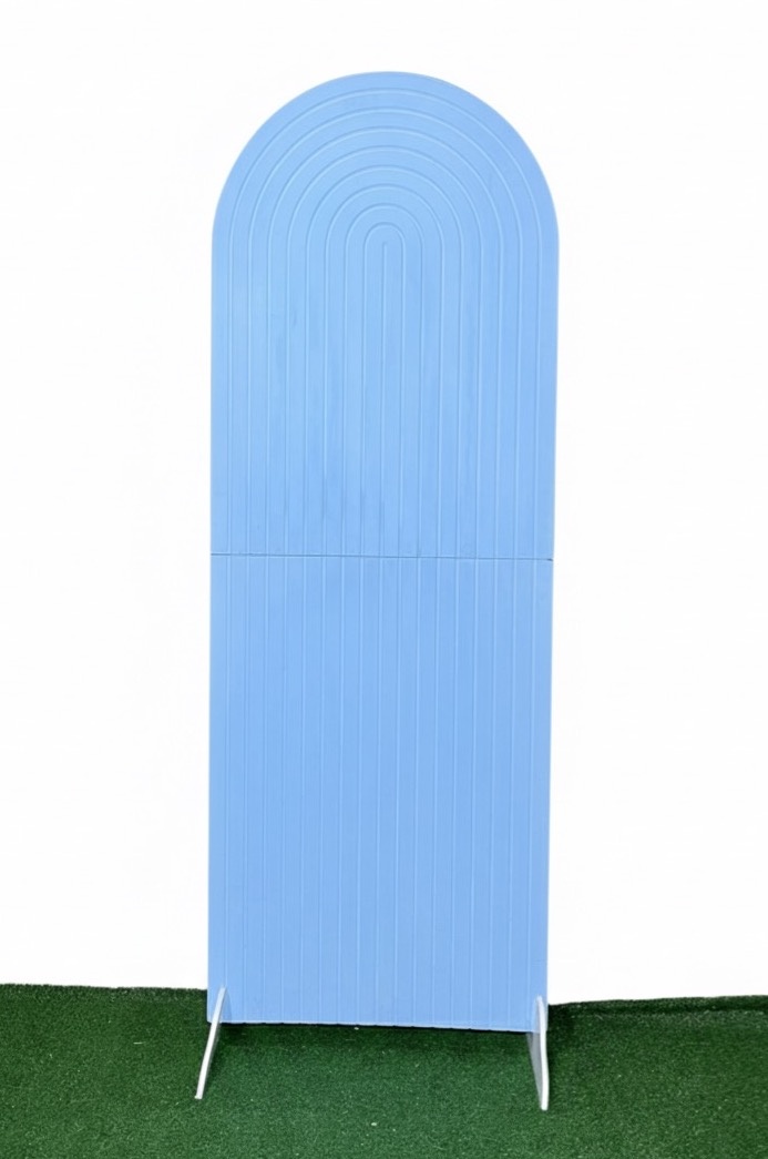 Painel Mdf - Azul Claro Riscadinho - daydecorafestas