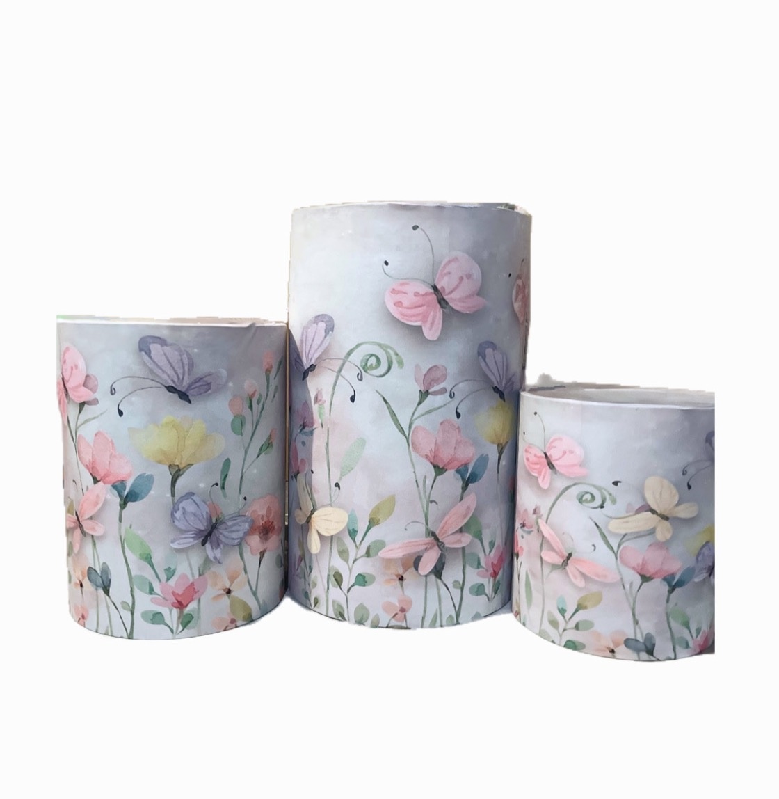 Trio Capas - Borboletas - daydecorafestas