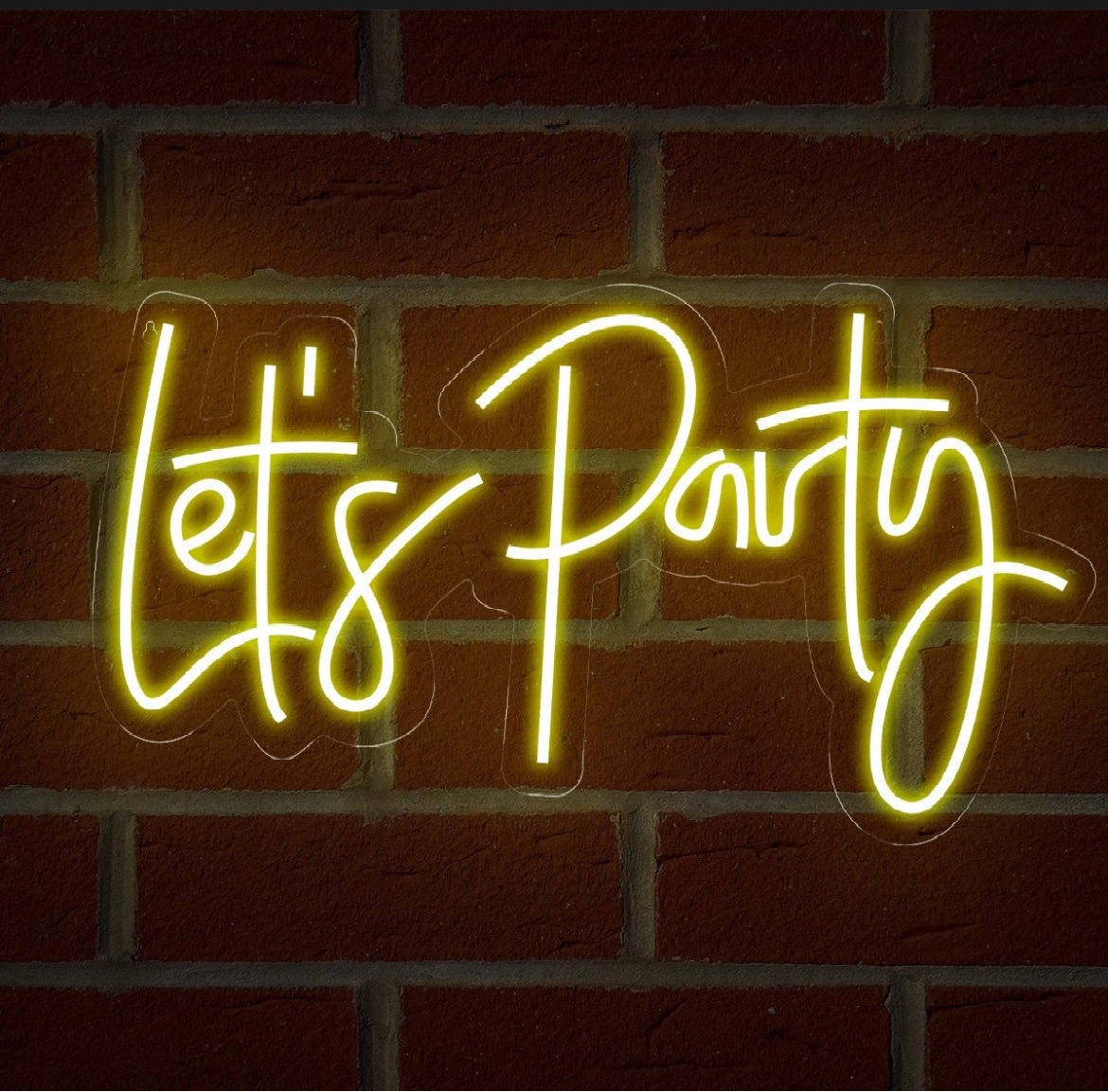 Letreiro Let’s Party - daydecorafestas