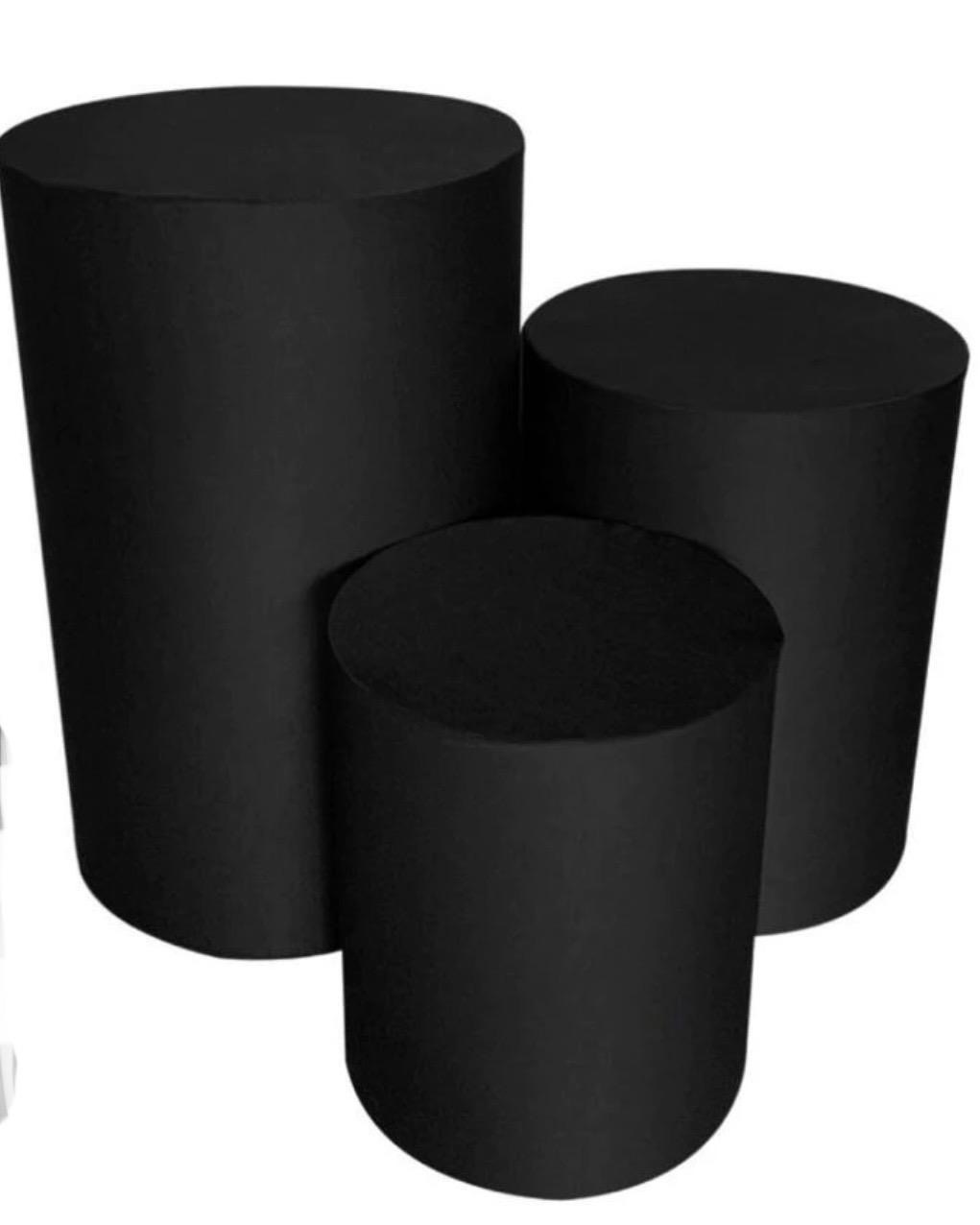 Trio Capas - Preta - daydecorafestas