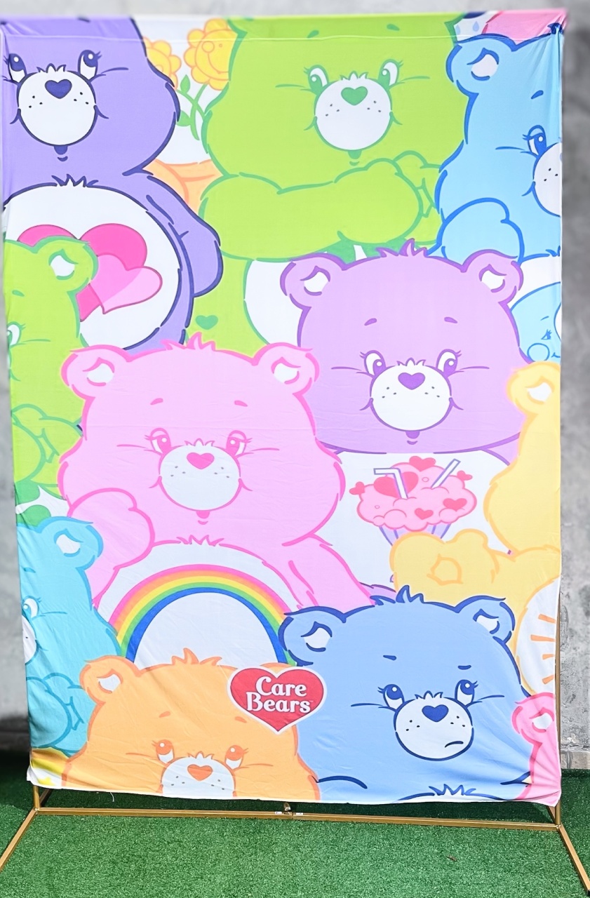 Painel Retangular 2,20X1,50 - Ursinhos Carinhosos - daydecorafestas