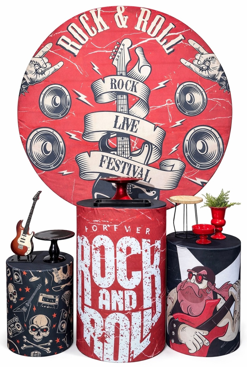 Kit - Rock - daydecorafestas
