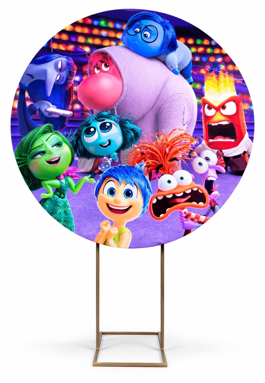Painel Redondo 1,50 - Divertidamente - daydecorafestas