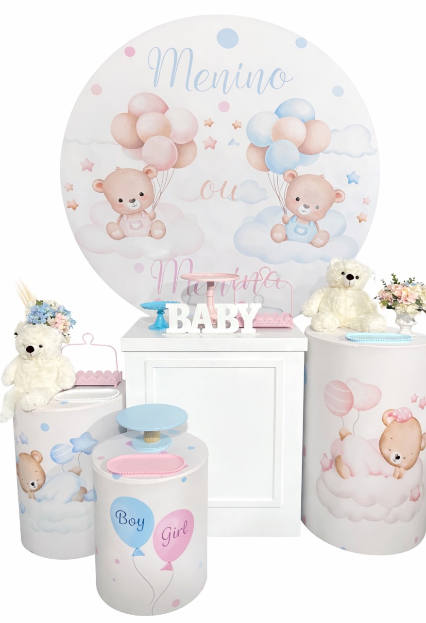 Kit - Chá Revelação 2 - daydecorafestas